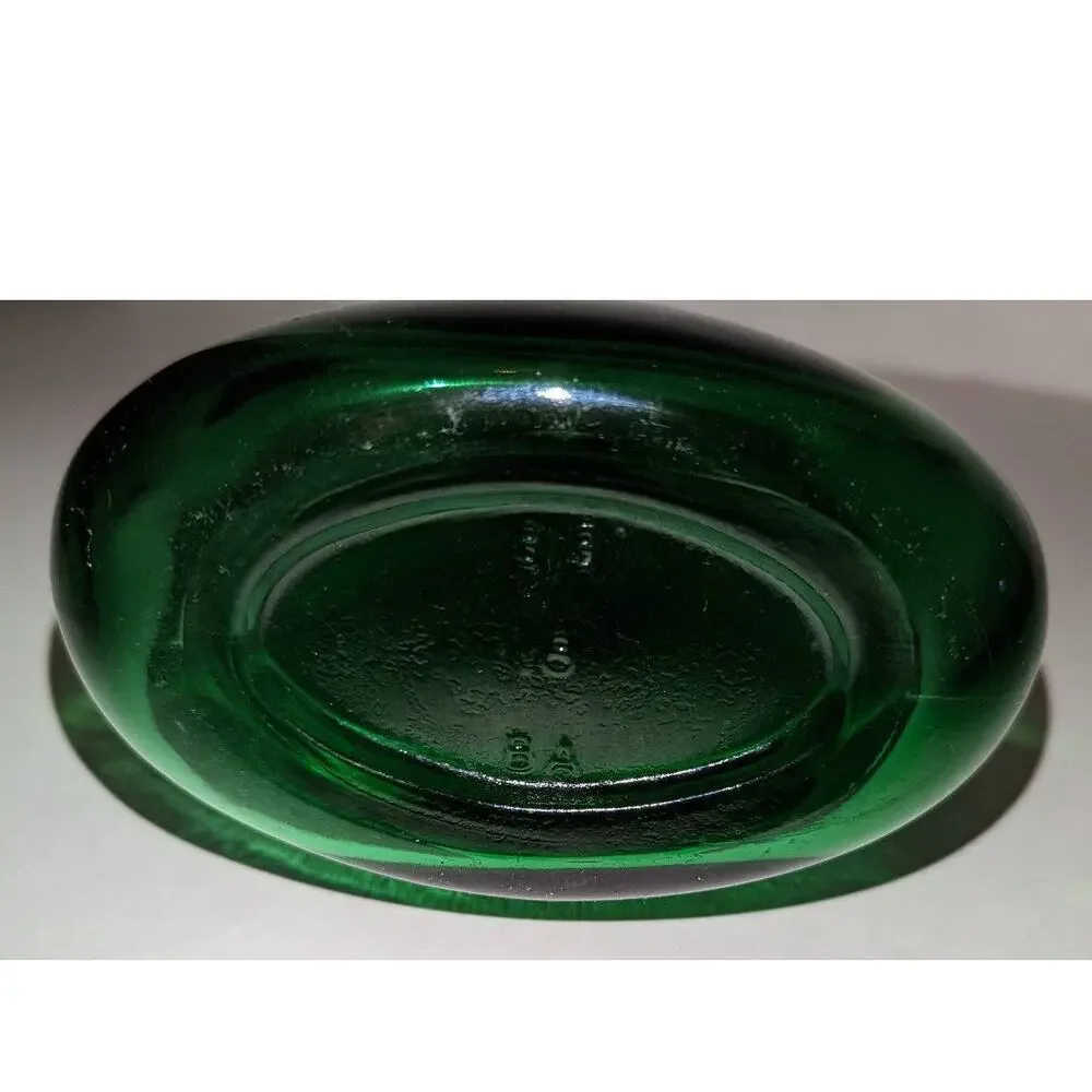 Beautiful Vintage Green Bocksbeutel Wine Bottle France Germany